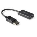 RS PRO 1 port DisplayPort to HDMI Adapter Black 120 mm Length 4096 x 2160 pixel Maximum Resolution DP2HD4K60H