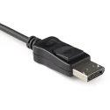 RS PRO 1 port DisplayPort to HDMI Adapter Black 120 mm Length 4096 x 2160 pixel Maximum Resolution DP2HD4K60H