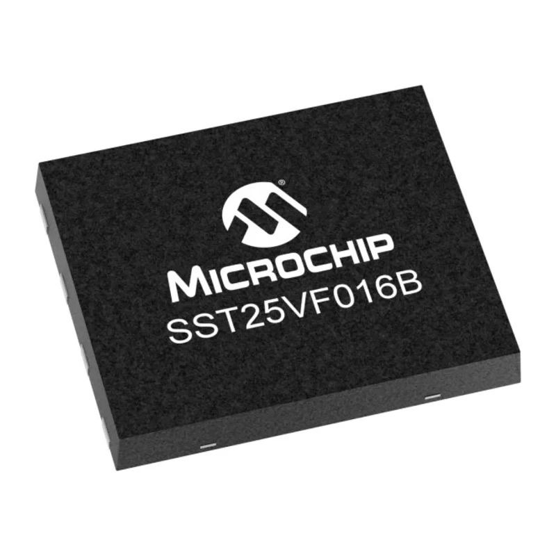 Microchip NOR 16 MB SPI Flash Memory 8-Pin WSON SST25VF016B-50-4I-QAF-T