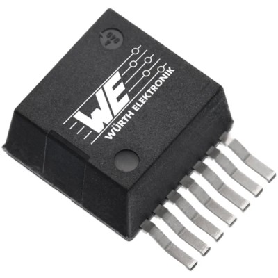 Wurth Elektronik 5-Channel Adjustable DC/DC Power Supply Module, 24V Output, 1.5A, 7-Pin PFM, Surface Mount 171012402