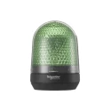 Schneider Electric Harmony XVR Series Green Beacon 230V AC Flashing, Rotating Base, LED Bulb, IP23, IP65 XVR3M03