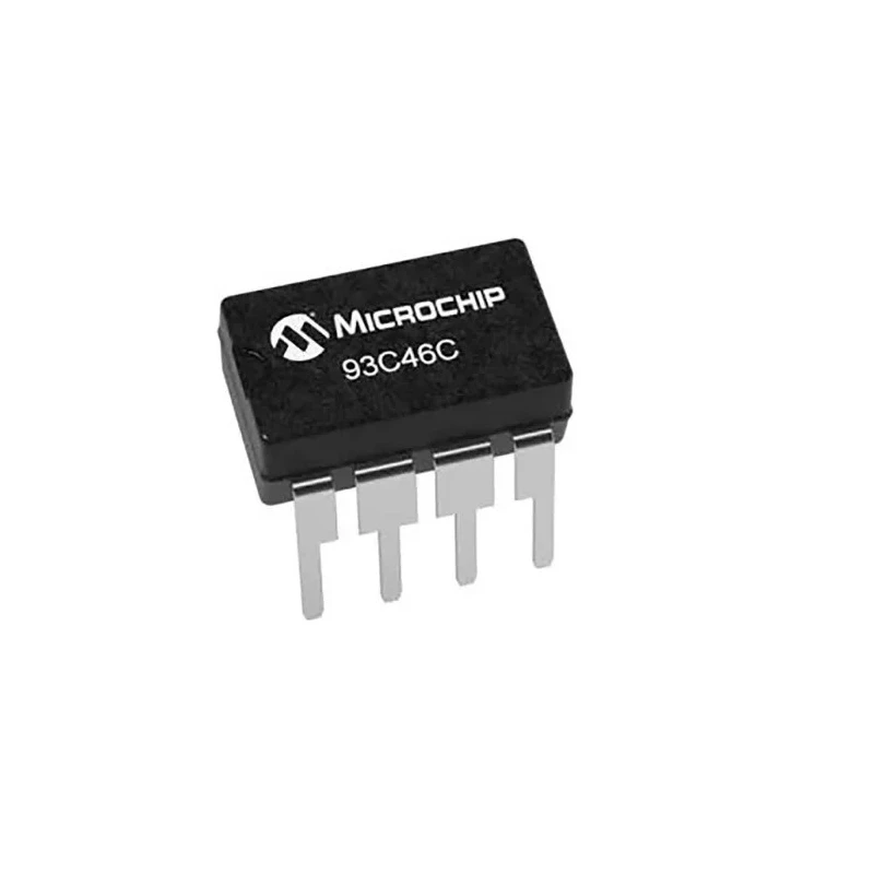 Microchip 1 kB Serial EEPROM 200 ns 8-Pin PDIP Serial-Microwire 93C46C-I/P
