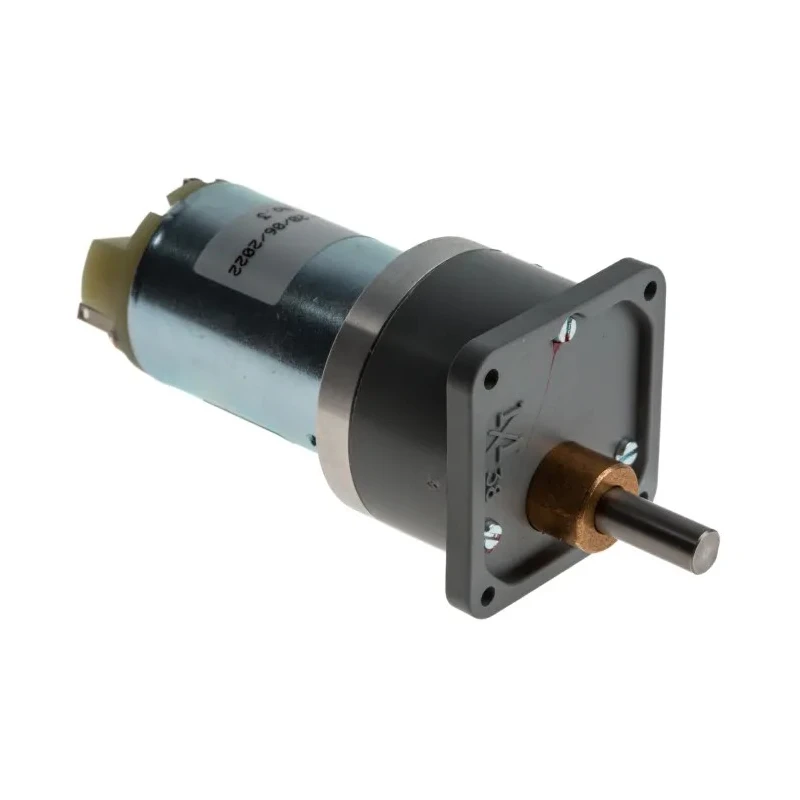 RS 24 V DC Brushed Geared Motor, 4.03 W, 30 Ncm Torque, 47 rpm, 6 mm Shaft, Steel Iron Core 901-3311