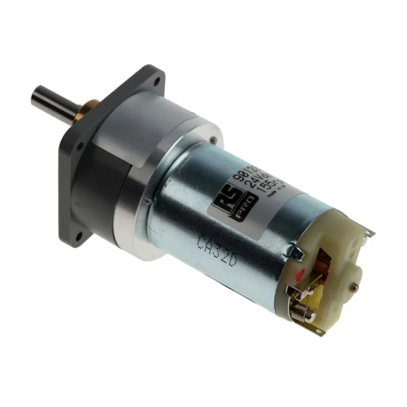 RS Brushed DC Geared Motor 24 V, 4.02 W, 155 rpm, 10 Ncm Torque, 6 mm Shaft Diameter 901-3314