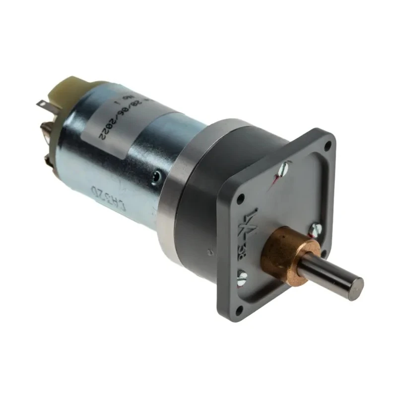 RS Brushed DC Geared Motor 24 V, 4.02 W, 155 rpm, 10 Ncm Torque, 6 mm Shaft Diameter 901-3314