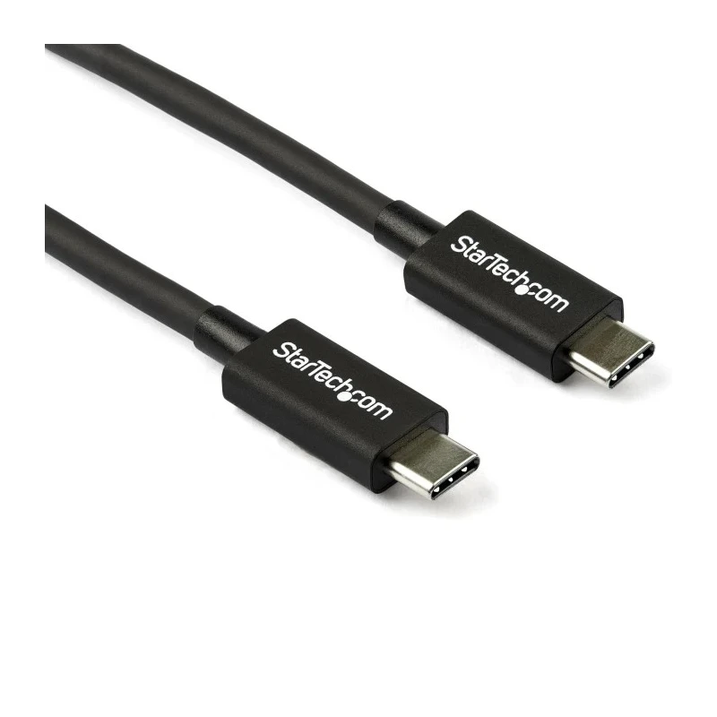 StarTech.com Thunderbolt Cable USB 3.2 800 mm, 40 Gbps Data Transfer Rate, 100W Power Delivery TBLT34MM80CM