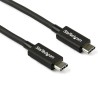 StarTech.com Thunderbolt Cable USB 3.2 800 mm, 40 Gbps Data Transfer Rate, 100W Power Delivery TBLT34MM80CM