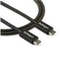 StarTech.com Thunderbolt Cable USB 3.2 800 mm, 40 Gbps Data Transfer Rate, 100W Power Delivery TBLT34MM80CM