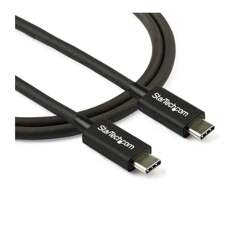 StarTech.com Thunderbolt Cable USB 3.2 800 mm, 40 Gbps Data Transfer Rate, 100W Power Delivery TBLT34MM80CM