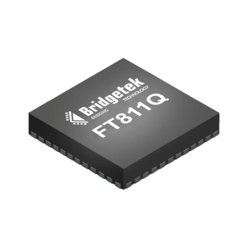 Bridgetek FT811Q-T Graphics Controller 60 MHz 800 x 600 pixels SPI Interface 48-Pin VQFN FT811Q-T