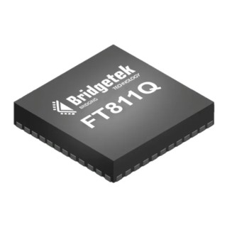 Bridgetek Graphics Controller 60 MHz 800 x 600 pixels SPI 48-Pin VQFN FT811Q-T