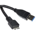 FTDI Chip USB Cable Male USB Type A to Male Micro USB Type B Black 1m USB 3.0 901-5064