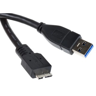 FTDI Chip USB Cable Male USB Type A to Male Micro USB Type B Black 1m USB 3.0 901-5064