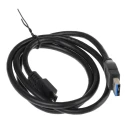 FTDI Chip USB Cable Male USB Type A to Male Micro USB Type B Black 1m USB 3.0 901-5064