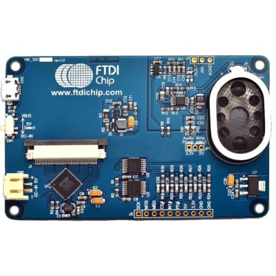 Bridgetek FT810 Embedded Video Engine Credit Card Development Module 5in TFT LCD Display VM810C50A-N