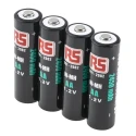 RS PRO Rechargeable AA Nickel Metal Hydride Battery 1.2 V 2.45 Ah Pack of 4 901-2982
