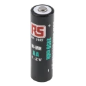 RS PRO Rechargeable AA Nickel Metal Hydride Battery 1.2 V 2.45 Ah Pack of 4 901-2982