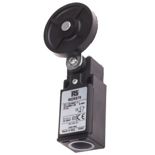 RS PRO Roller Lever Limit Switch 1 NO/1 NC IP65 Fibreglass Reinforced Thermoplastic Housing 400V AC 10A IP65