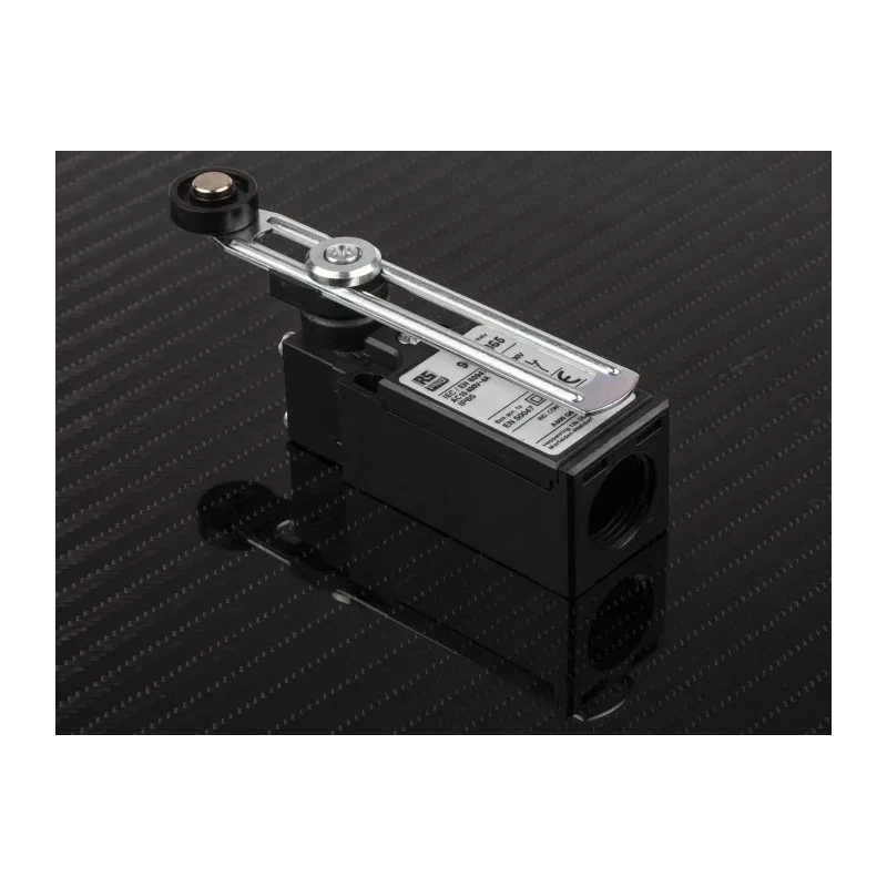 RS PRO Adjustable Roller Lever Limit Switch 1 NO/1 NC 400V AC 10A Fibreglass Reinforced Thermoplastic IP65 IP65