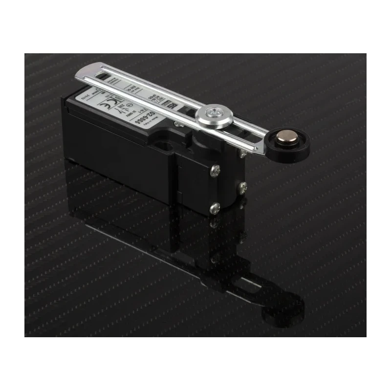 RS PRO Adjustable Roller Lever Limit Switch 1 NO/1 NC 400V AC 10A Fibreglass Reinforced Thermoplastic IP65 IP65
