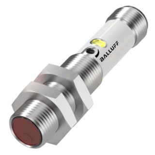 BALLUFF Retroreflective Photoelectric Sensor Barrel Style, 3 m Detection Range, PNP Output, IP67 BOS 12M-PS-PR10-S4