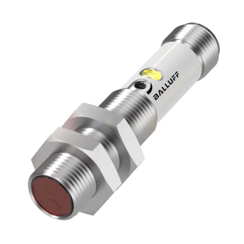 BALLUFF Retroreflective Photoelectric Sensor Barrel Style, 3 m Detection Range, PNP Output, IP67 BOS 12M-PS-PR10-S4