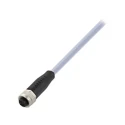 BALLUFF Female 4 way Straight to Unterminated 4 way Free End Sensor Actuator Cable 2m BCC M314-0000-10-003-VX8434-020