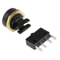 ITW Switches 49-59 Series Momentary Panel Mount Push Button Switch, 16 mm Cutout, SPDT Contact, Clear LED, IP67 49-59123