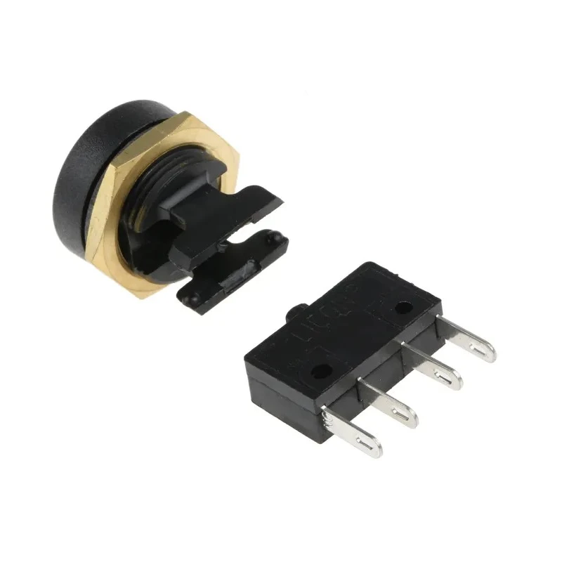 ITW Switches 49-59 Series Momentary Panel Mount Push Button Switch, 16 mm Cutout, SPDT Contact, Clear LED, IP67 49-59123