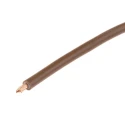 RS PRO Brown 1 mm² H05V-K Series Hook Up Wire, 17 AWG, 29/0.2 mm Core Strands, 100 m Length, Polyvinyl Chloride 902-8388
