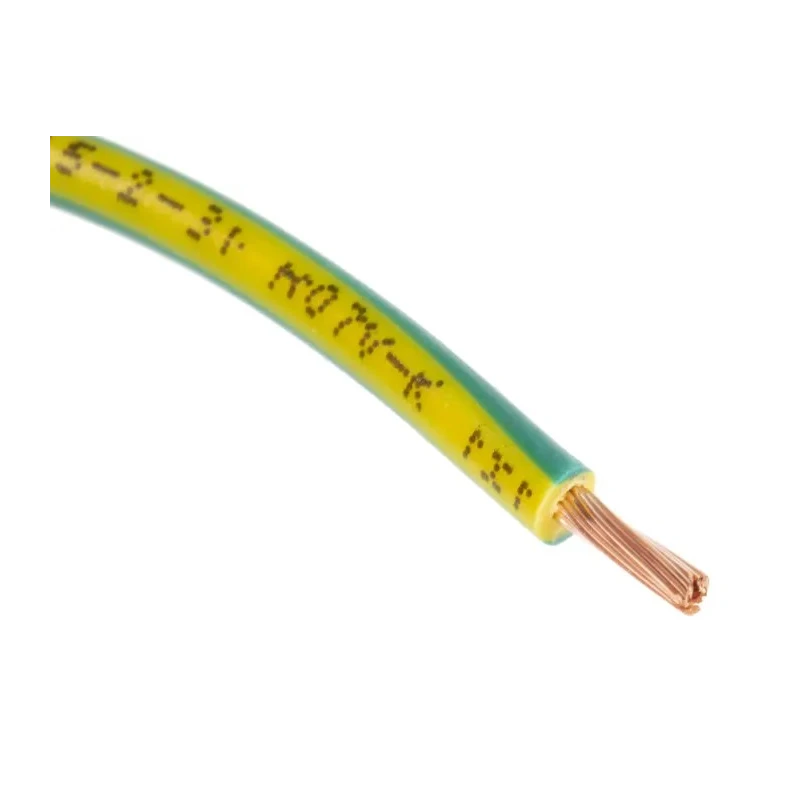 RS PRO Yellow Green 1.5 mm² Hook Up Wire 16 AWG 27/0.25 mm Strands 100 m Polyvinyl Chloride 902-8401