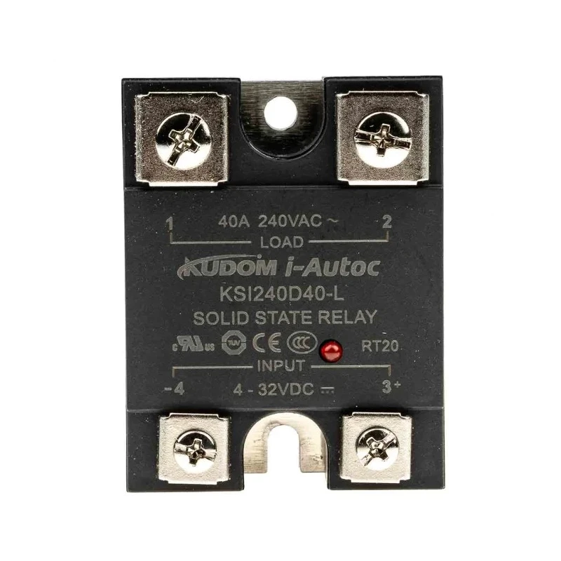 i-Autoc Solid State Relay Panel Mount 40A Load 280V AC Load 32V Control KSI240D40-L