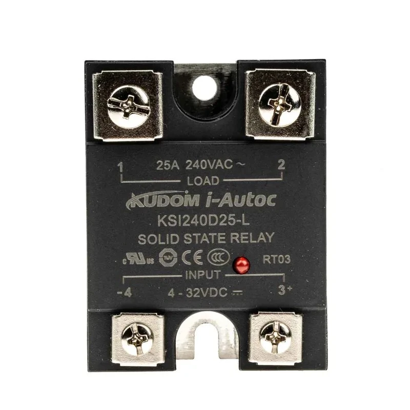 Omron KSI Series Solid State Relay 25A Load Panel Mount 280V AC Load 32V DC Control KSI240D25-L
