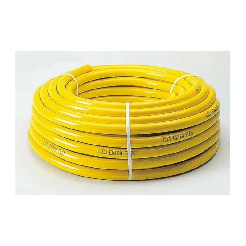 RS PRO Extraflex Reinforced Polyvinyl Chloride Hose Pipe, 10 bar Maximum Operating Pressure, 25m Length, Yellow 197-8279