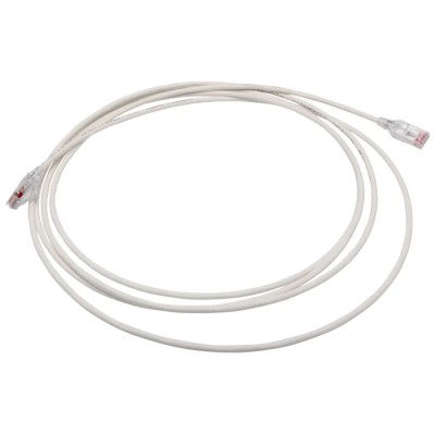 HellermannTyton Connectivity Cat6 Ethernet Cable, 3 m White LSOH Jacket, Stranded Copper 851-16320 RJ45SPC6-03.0M/WH (3.0)