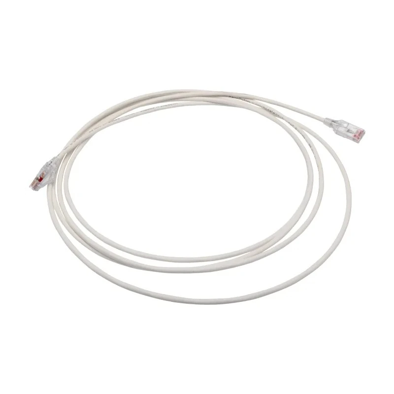 HellermannTyton Connectivity Cat6 Ethernet Cable, 3 m White LSOH Jacket, Stranded Copper 851-16320 RJ45SPC6-03.0M/WH (3.0)