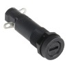 Schurter 20A Panel Mount Fuse Holder, 250V AC, FEU Series, Slotted Cap 0031.1672