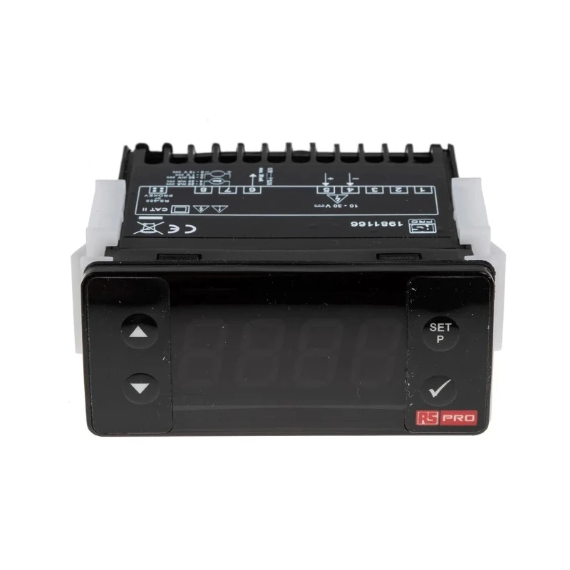 RS PRO Digital Multi-Function Panel Meters for Current and Voltage, 71 mm x 29 mm 198-1166