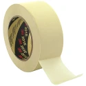 3M Beige 201 Masking Tape 36mm Width x 50m Length Rubber Adhesive Paper Backing 0.13mm Thickness 201E36