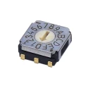 Nidec Components Rotary Coded Rotary Switch SA-7070A, Surface Mount, Low Profile 3 mm, 10 or 16 Positions SA-7070A