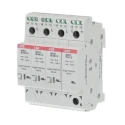 ABB 4 Phase Industrial Surge Protector 100 kA, 1.5 kV Voltage Protection Rating, DIN Rail Mount 2CTB802346R2900