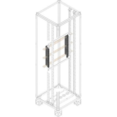 ABB ZX Series Busbar Accessories Holder for Use with TriLine 130 mm x 25 mm x 130 mm 2CPX068737R9999