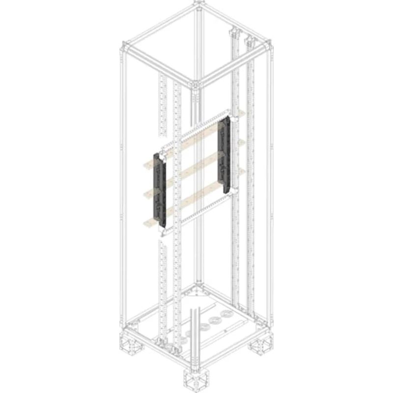 ABB ZX Series Busbar Accessories Holder for Use with TriLine 130 mm x 25 mm x 130 mm 2CPX068737R9999