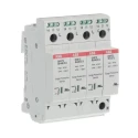 ABB 4 Phase Industrial Surge Protector 100 kA, 1.5 kV Voltage Protection Rating, DIN Rail Mount 2CTB802346R2900