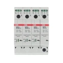 ABB 4 Phase Industrial Surge Protector 100 kA, 1.5 kV Voltage Protection Rating, DIN Rail Mount 2CTB802346R2900