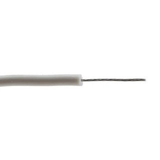 Alpha Wire Hookup Wire Silicone Series White 0.33 mm², 22 AWG, 7/0.25 mm Core Strands, 30.5 m Length, Silicone 392250 WH005