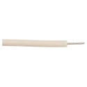 Alpha Wire Hook Up Wire Silicone Series White 0.75mm² Cross Section, 18 AWG, Silver Plated Copper Conductor 39X1825 WH005