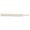 Alpha Wire Hook Up Wire Silicone Series White 0.75mm² Cross Section, 18 AWG, Silver Plated Copper Conductor 39X1825 WH005
