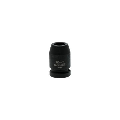 Teng Tools 12 mm Hexagon Impact Socket 12.7 mm Drive, 25mm Length 920512N