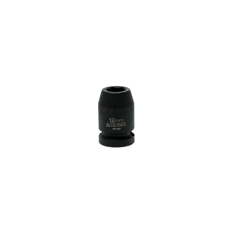 Teng Tools 12 mm Hexagon Impact Socket 12.7 mm Drive, 25mm Length 920512N